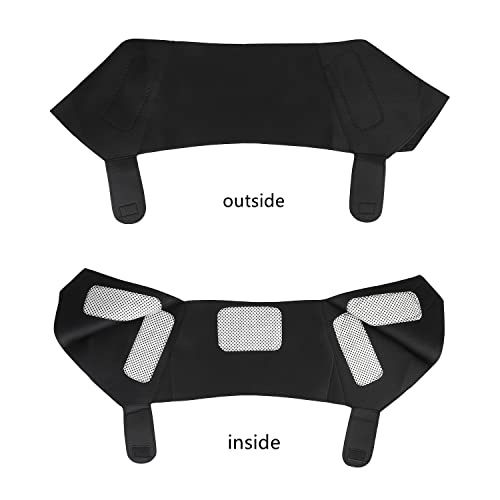 Heated Shoulder Support Braces Thermal Shoulder Protection Shoulder Pads Double Shoulder Warp Sleeves Protector For Men Women Injury Recovery Compression Arthritis Chronic Pain Relief Black Unisex Xl #TOP3