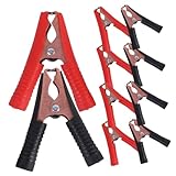 AKOOSY 10 Stück Teiliges Kupferbeschichtete Batterieklemmen mit Rundumschutz Langlebige...