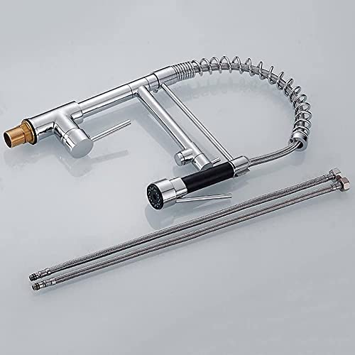 Grifo de cocina extraíble que elimina salpicaduras en fregaderos profundos 3
