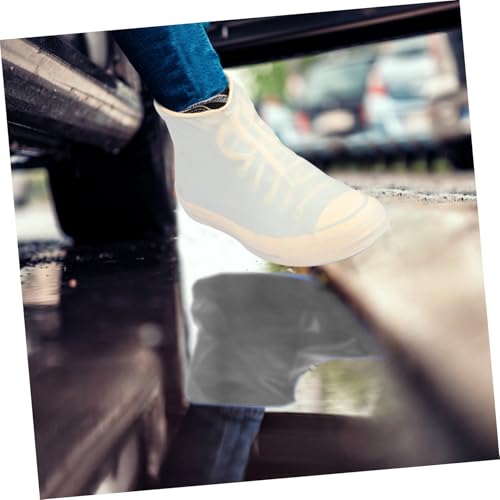 3 pares de cubrezapatos de lluvia de látex para ciclismo, unisex, cubiertas para zapatos deportivos reutilizables para exteriores miniatura 6