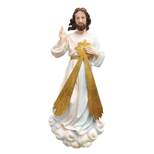 16 Inch Divine Mercy Wall Sculpture Jesus Pendant
