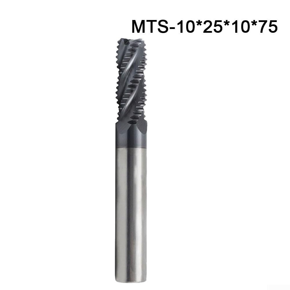 Fraise à ébaucher efficace en carbure massif, 4 dents, avec revêtement AlTiN à 4 dents, convient pour HPC (10 mm)