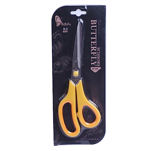 Butterfly Premium Plastic Multipurpose Scissors Set | Tailoring Scissors For Cloth Cutting | Home, Office, Fabric, Craft, Paper, Leaf, Kids School Projects, Yarn, Kitchen, DIY, Hair Cutting (1) For Rs. 180 @ 76 % Butterfly Premium Plastic Multipurpose Scissors Set | Tailoring Scissors For Cloth Cutting | Home, Office, Fabric, Craft, Paper, Leaf, Kids School Projects, Yarn, Kitchen, DIY, Hair Cutting (1) For Rs. 180 @ 76 %