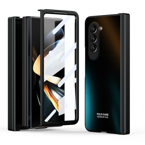 Coque Samsung Galaxy Z Fold 5 5G avec protection charnière rigide antichoc noire