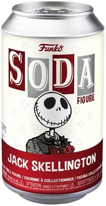 Funko Vinyl Soda: The Nightmare Before Christmas 30th Anniversary - Jack Skellington with Chase (Styles May Vary)