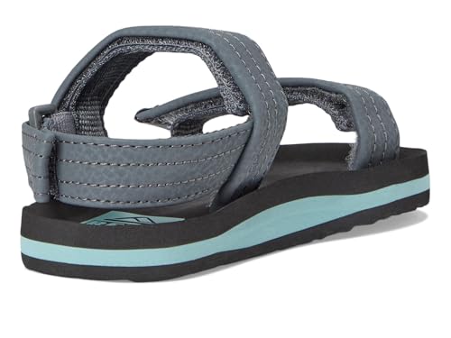 Reef Toddler/Little Kid Ahi Convertible Sandal, Water Friendly, Adjustable Strap, Grey/Aquifer, 6 - image 6