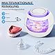 Ultraschallreinigungsgerät für Zahnersatz, GuKKK 42000HZ 180ml ultraschallreiniger, Ultraschall-UV-Reinigungsgerät, 28W Ultraschallgerät Dental Pod für Zahnprothesen, Aligner, Retainer und Mundschutz