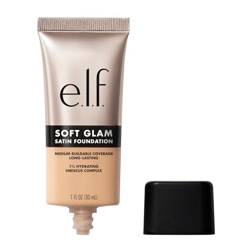 e.l.f. Soft Glam Satin Foundation, Medium Coverage, 21 Light Neutral
