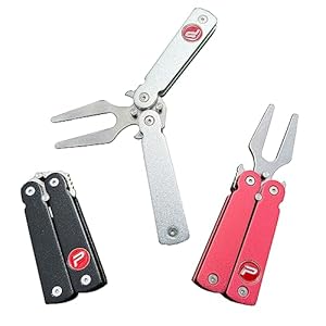 Pure2Improve Butterfly Golf Pitchgabel Silber