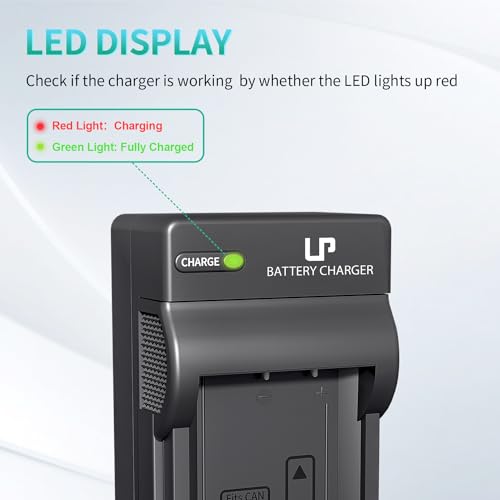 image for LP LP-E10 Battery Charger, Charger Compatible with Canon EOS Rebel T7,