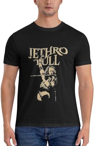 Jethro Tull T-Shirt Fitted t Shirts for Men Plain White t Shirts Men Blank t Shirts Short Sleeve tee Men