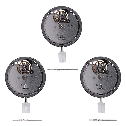 Ruitutedianzi 3X 機械式自動巻き腕時計ムーブメント 交換用 全ムーブメント TMI NH38/NH38A スペアパーツアクセサリーに適合, シルバー