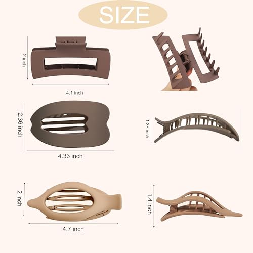 Pinzas Planas para Cabello 9PCS para Mujer miniatura 3