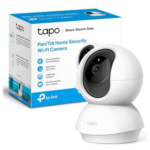 TP-Link TAPO C200 - Cámara IP WiFi 360° Cámara de Vigilancia FHD 1080p,Visión nocturna, Notificaciones en tiempo real, Admite tarjeta SD,Detección de movimiento,Control Remoto,Compatible con Alexa