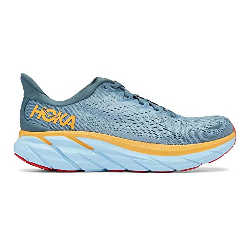 HOKA ONE ONE Clifton 8 Mens Shoes Size 12, Color: goblin blue/mountain spring