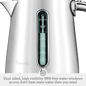 Breville smart kettle luxe bke845btr black truffle  urban country home decor