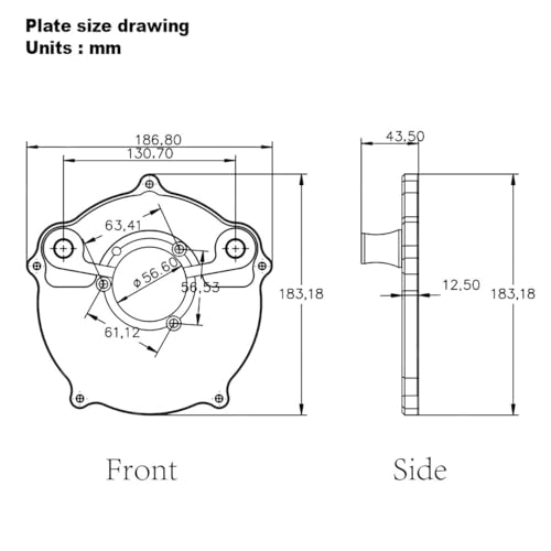TOPRAMETAL Filtro de ar para Harley Sportster 883 1991-up filtros de ar Sportster 1200 1996-up XL120
