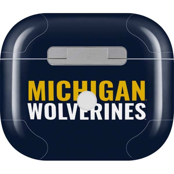 Skinit Decal Audio Skin Compatible with Apple AirPods (3rd Gen, 2021) - Officially Licensed Michigan Wolverines M Design