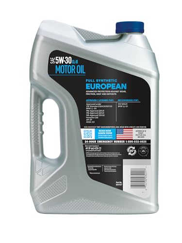 Image of Valvoline European Vehicle Full Synthetic 5W-30 XL-III Motor Oil 5 Quart