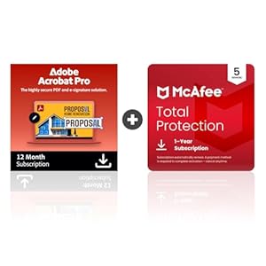 Adobe Acrobat Pro + McAfee Total Pr...