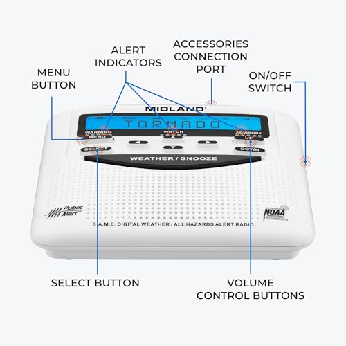 Image of Midland - WR120B - NOAA Emergency Weather Alert Radio