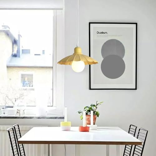 Lámpara de araña de metal nórdica E27 para iluminar mesas de comedor 4