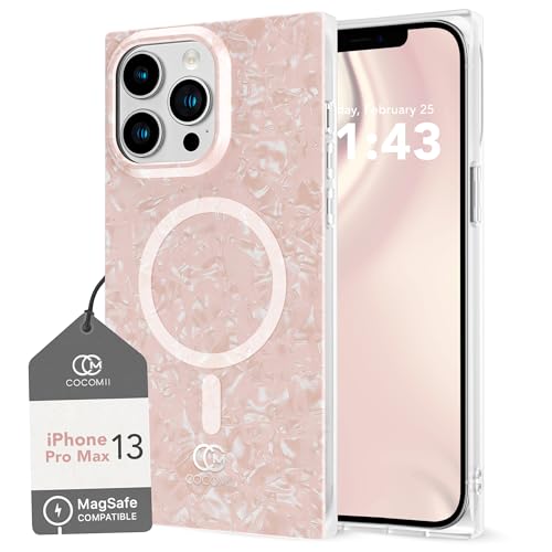 Coque carrée iPhone 13 Pro Max rose par Cocomii