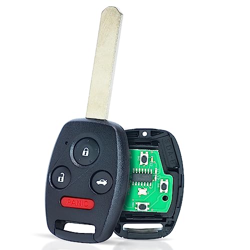 Aichiyu Key Fob Replacement for Honda Accord 2003 2004 2005 2006 2007 4 Buttons 313.8Mhz ID46 Chip Keyless Entry Remote Control Car Key FCC ID: OUCG8D-380H-A P/N: 35111-SHJ-305
