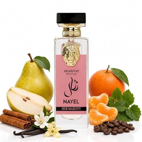 Image of Arabiyat Nayel Her Majesty Eau de Parfum 70ml - Long Lasting Arabic Perfume for Women, Royal Floral Woody Scent, Vaporisateur Natural Spray