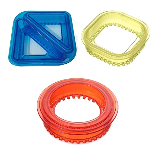 Sandwich Ausstecher, Kinder DIY Sandwich Cutter Decruster Und Sealer, Kinder Lunchbox Bento-Box Zubehör Für Schulessen, Partys, Picknicks (3 Pcs) Cover