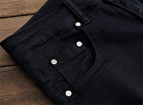 Pantalones ajustados para hombre estilo clásico en mezclilla miniatura 3