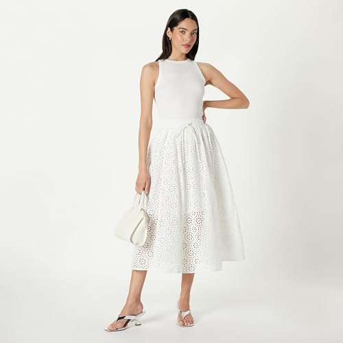 The Drop Women's Giorgi Lace Full Skirt4