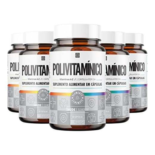 Kit 5x Polivitamínico 100% IDR 60 cáps - Iridium Elements