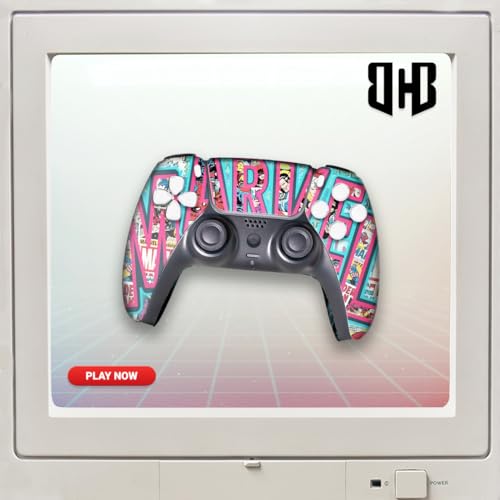 Image of Marrvel Custom PS-5 Controller Wireless compatible with Play-Station 5 Console by BCB Controllers | Proudly Customized in USA with Permanent HYDRO-DIP Printing (NOT JUST A SKIN)