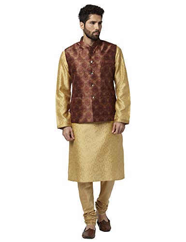 Image of Ethnix by Raymond Men's Poly Viscose Waist Coat