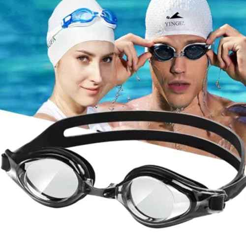 Image of PELO Anti Fog Swimming Goggles,Cap,Earplug Set- Ideal for All Age Group | Silicone Non Slip | Easy to Carry Swimming Goggles with Swimming Caps for Men & Women