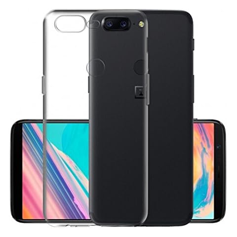CoverKingz Mobile Phone Case for OnePlus 5T - Transparent Silicone Mobile Phone Case OnePlus 5T - Soft Case Clear - Slim Cover Transparent Cover
