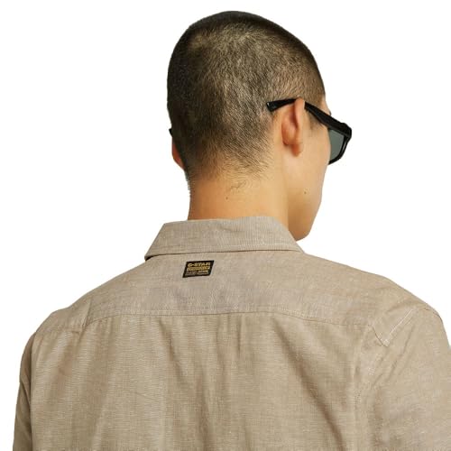 G-STAR Men's Marine Slim Long Sleeve Shirt Mehrfarben (Toggee/Milk D24963-D914-H051) S – Ansicht 6
