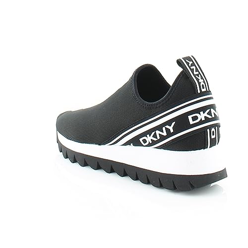 Image of DKNY Women's Abbi Knit Slip on Sneaker with Logo