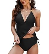 Costume Da Bagno Due Pezzi Taglie Forti | Top Avvolto E Slip Vita Alta - Foto 8