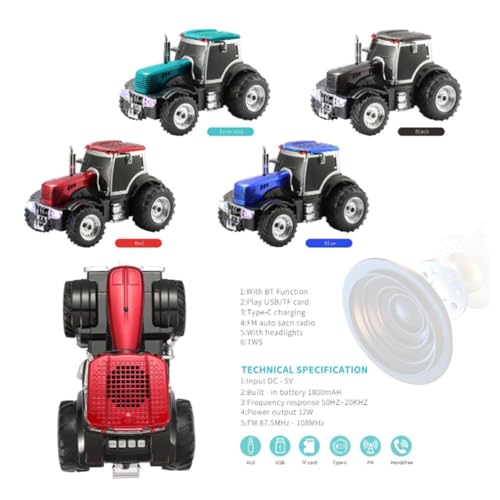 Enceinte Bluetooth 560 Tractor avec LED et Radio FM - 4