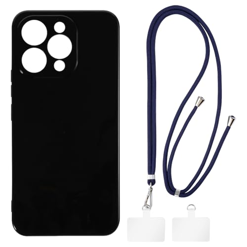 Shantime �P�[�X�ƃN���X�{�f�B�X�g���b�v�Z�b�g Oukitel P1 �Ƃ̌݊������� �g�уJ�o�[�Ƌ����o�b�N���t�������\�l�b�N�X�g���b�v�����2���̃p�b�`�t��(�u���b�N + �u���[)