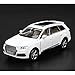 Autoveicoli Scala 1:32 / Compatibile con Audi Q7 / Lega Model Car Simulation Model Car Decoration Suono E La Luce Posteriore SUV Car (Color : White)