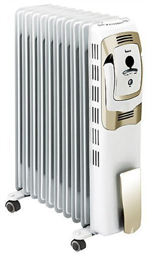 Amazon | Kaz オイルヒーター 10枚フィン タオルハンガー付 KQ132H 【4 