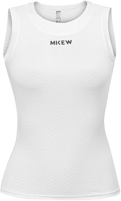 Cycling Sweatshirt Women's Vest Sweat Absorbing Quick Drying Cycling Suit Base Shirt White