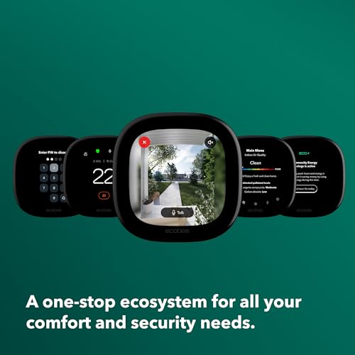 ecobee New Smart Thermostat Premium with Smart Sensor and Air Quality Monitor - Programmable Wifi Thermostat - Works with Siri, Alexa, Google Assistant by ecobee - Image 3