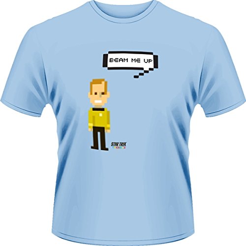 T-shirt Star Trek Kirk homme interactif avec tête plastique sonore
