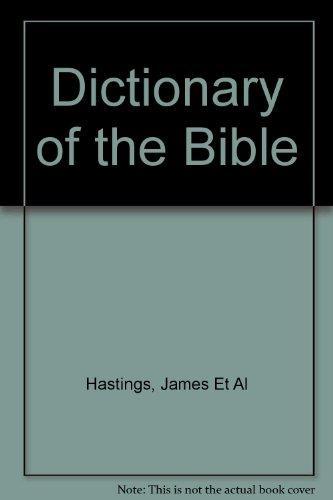 Dictionary of the Bible B001OT20LS Book Cover