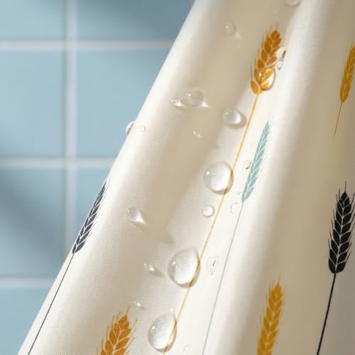 Rideau de douche polyester imperméable rideaux de bain imprimés - 5
