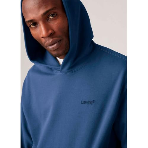 Levi's Uomo Authentic Hoodie Sargasso Sea Garment Dye F Sargasso Sea Blue Xs - 3